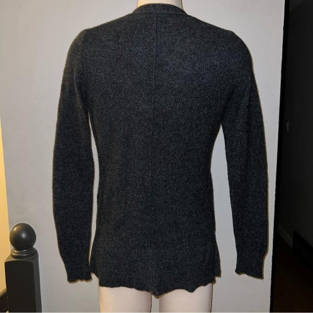 Madewell Women's Charcoal Gray Button-Up Cardigan, Size XXS - Picture 3 of 8